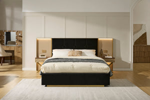 Luxurious Queen Platform Bed Frame