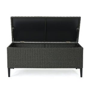 Rupert Storage Unit Resin Wicker Outdoor