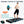 Ksports 3 in 1 Pro Electric Treadmill Cardio Strength Training Workout Set, Navy - TRAPSKI