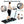 Ksports 3 in 1 Pro Electric Treadmill Cardio Strength Training Workout Set, Navy - TRAPSKI