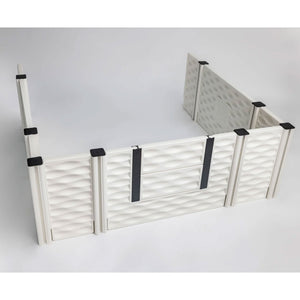 EZwhelp EZclassic 48 Inches Add On Room with Front Panel Set and Doors, White