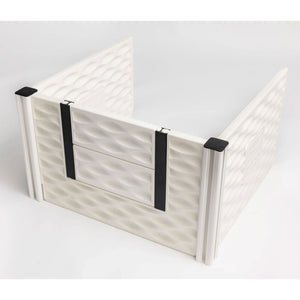 EZwhelp EZclassic 28 Inches Add On Room with Front Panel Set and Doors, White