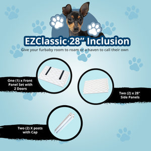 EZwhelp EZclassic 28 Inches Add On Room with Front Panel Set and Doors, White