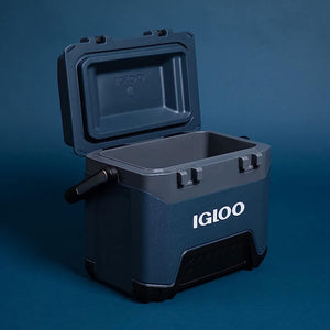 Igloo BMX 25 Quart Ice Chest Cooler with Cool Riser Technology, Rugged Blue