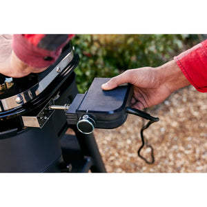 Weber Lumin Compact Portable Indoor Outdoor Electric Steamer Smoker Grill, Black