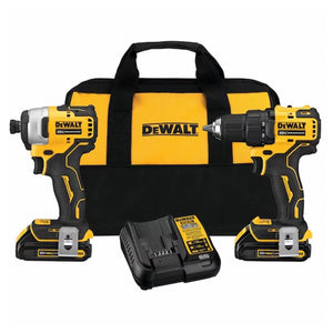 DeWalt ATOMIC 20 Volt MAX Brushless Cordless Drill and Impact Driver Combo Kit - TRAPSKI