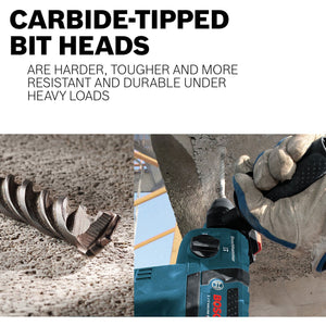 Bosch 0.75 Inches x 8 Inches SDS-Plus Bulldog Rotary Hammer Bit with Centric Tip