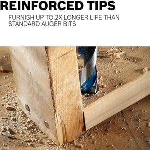 Bosch 1.5 Inches by 17.5 Inches Daredevil Auger Bits with Dual Cutting Edges