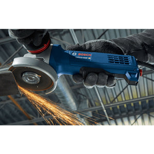 Bosch Corded Electric 4.5 Inches Adjustable Angle Grinder with Paddle Switch