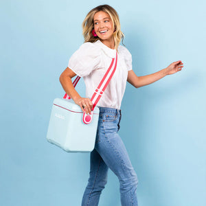 Igloo 11 Quart Tag Along Too Insulated Strapped Picnic Style Cooler, Light Gray