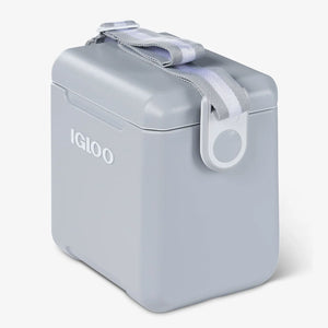 Igloo 11 Quart Tag Along Too Insulated Strapped Picnic Style Cooler, Light Gray