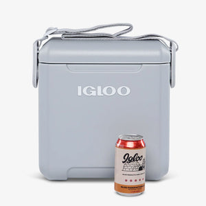 Igloo 11 Quart Tag Along Too Insulated Strapped Picnic Style Cooler, Light Gray