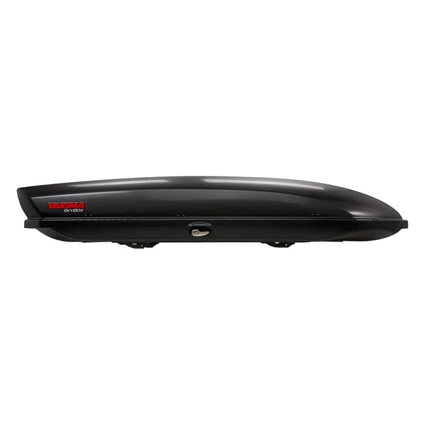 Yakima SkyBox 18 Cubic Foot Carbonite Cargo Box for StreamLine Crossbars, Black