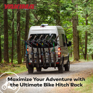 Yakima HangOver 6 Adjustable Vertical Steel Mountain Bike Hitch Rack for 6 Bikes