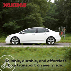 Yakima FullBack 2 Bike Capacity Trunk Bike Strap Rack with ZipStrips, Black