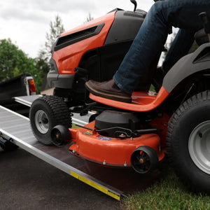 EZ-ACCESS TRAVERSE 6 Foot Aluminum Singlefold Portable Loading Ramp, Silver