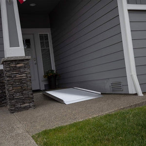 EZ-ACCESS GATEWAY 3G 7 Foot Solid Surface Aluminum Portable Wheelchair Ramp - TRAPSKI