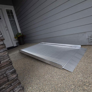 EZ-ACCESS GATEWAY 3G 9 Foot Solid Surface Aluminum Portable Wheelchair Ramp - TRAPSKI