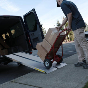 EZ-ACCESS TRAVERSE 6 Foot Aluminum Singlefold Portable Loading Ramp, Silver