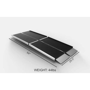 EZ-ACCESS SUITCASE 7 Foot TRIFOLD Portable Ramp with Surface That Resists Slips - TRAPSKI