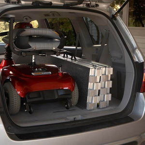 EZ-ACCESS SUITCASE 7 Foot TRIFOLD Portable Ramp with Surface That Resists Slips - TRAPSKI