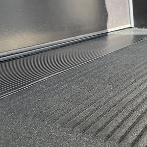 EZ-ACCESS TRANSITIONS 2.5" Rectangular Rubber Angled Welcome Entry Mat, Black