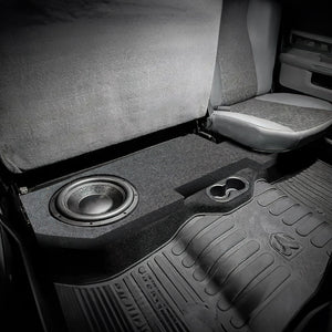 QPower Dual 10" Sub Box for Dodge Ram Crew Cab & Quad Cab 02-18, Classic 19-22