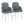 Dahlia - Contemporary, Dining Chair (Set of 2)