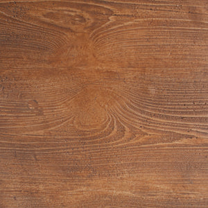 Iris Outdoor Patio Three-Legged Wood-Grain Side Table