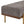 Thorian Luxury Upholstered Ottoman Bench with Channel Tufting and Metal Base