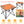 2Pcs Foldable Camping Table Portable Picnic Table Lightweight Travel Desk with 2 Cup Holders/Table Carrying Bag