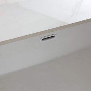 Vanity Top With Undermount Sink And Backsplash, Sintered Stone