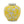 D8.7x9.1' Yellow and White Wide Curved Plum Blossom Vase