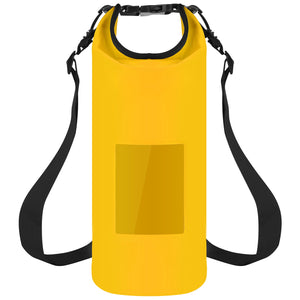 Floating Waterproof Dry Bag Floating Dry Sacks with Observable Window 10L Roll Top Lightweight Dry Storage Bag for Kayaking Rafting Boating Swimming C