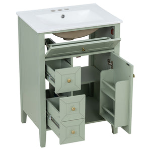 Bathroom Vanity With Sink, Soft Closing Cabinet