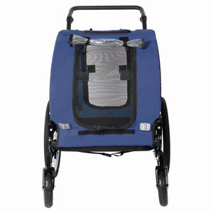 2-in-1 Bike Trailer & Pet Stroller for Dogs up to 100lbs
