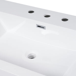 Bathroom Vanity With Sink, 5 Legs, Soft Close Drawers