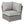 Shick - Corner Wedge Patio Chair With Cushions