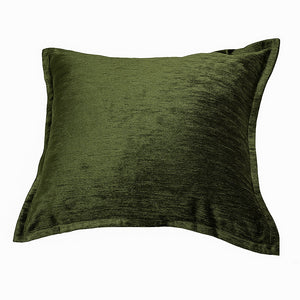 Homey Cozy Velvet Throw Pillow – Deep Forest