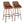 Hannah - Transitional Fixed Height Barstool With Swivel With Round Footrest (Set of 2)