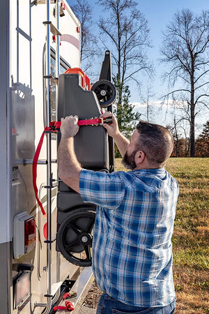 Camco 39005 Rhino Portable 28 Gallon RV Waste Holding Tank w/ Hose & Accessories