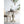 Antique Round Wood Table - Antique White / Gray