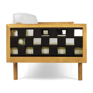 Luxury Acacia Wood Outdoor Daybed Set