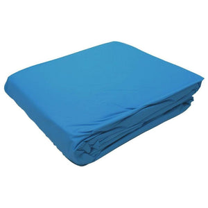 Swimline LI184820 18' Solid Blue Round Above Ground Swimming Pool Overlap Liner