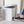 Sterilite 2.7 Gallon Rectangular Step On Trash Bin Wastebasket, White (2 Pack) - TRAPSKI