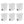 Sterilite 2.7 Gallon Rectangular Step On Trash Bin Wastebasket, White (6 Pack)