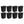 Sterilite 2.7 Gallon Rectangular Step On Trash Bin Wastebasket, Black (8 Pack)