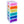Really Useful Box Slimline 3.5 Litre Storage Tower Transparent Rainbow Drawer