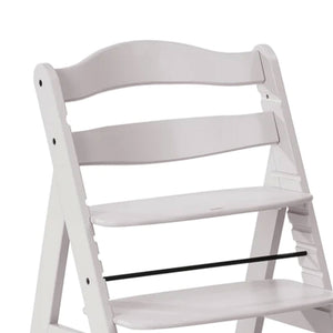 hauck Alpha+ Grow Along Seat, Adjustable Wooden Chair, Beechwood, Creme Finish - TRAPSKI