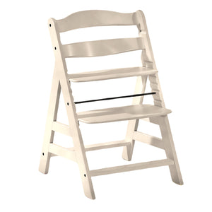 hauck Alpha+ Grow Along Seat, Adjustable Wooden Chair, Beechwood, Vanilla Finish - TRAPSKI
